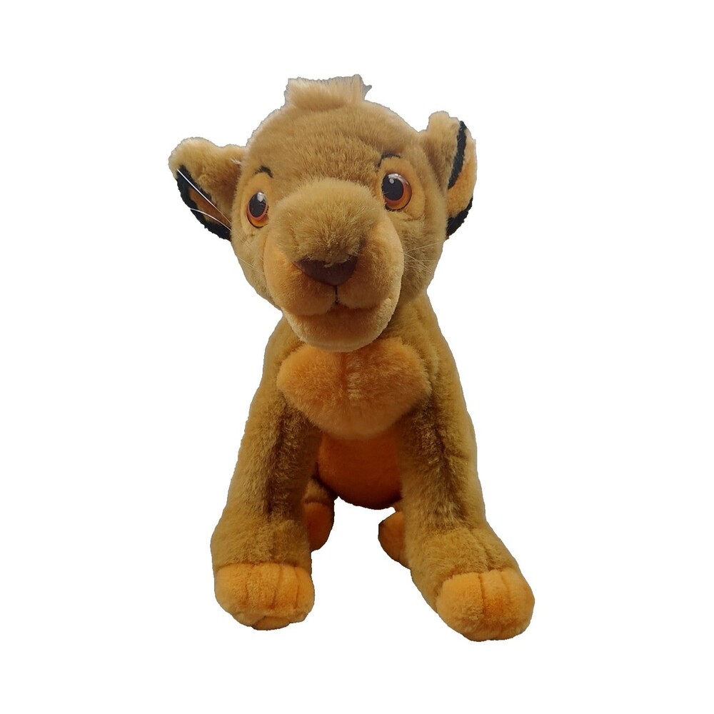 Disney Store Lion King Young Simba Plush 13 Inch Vintage 1990's